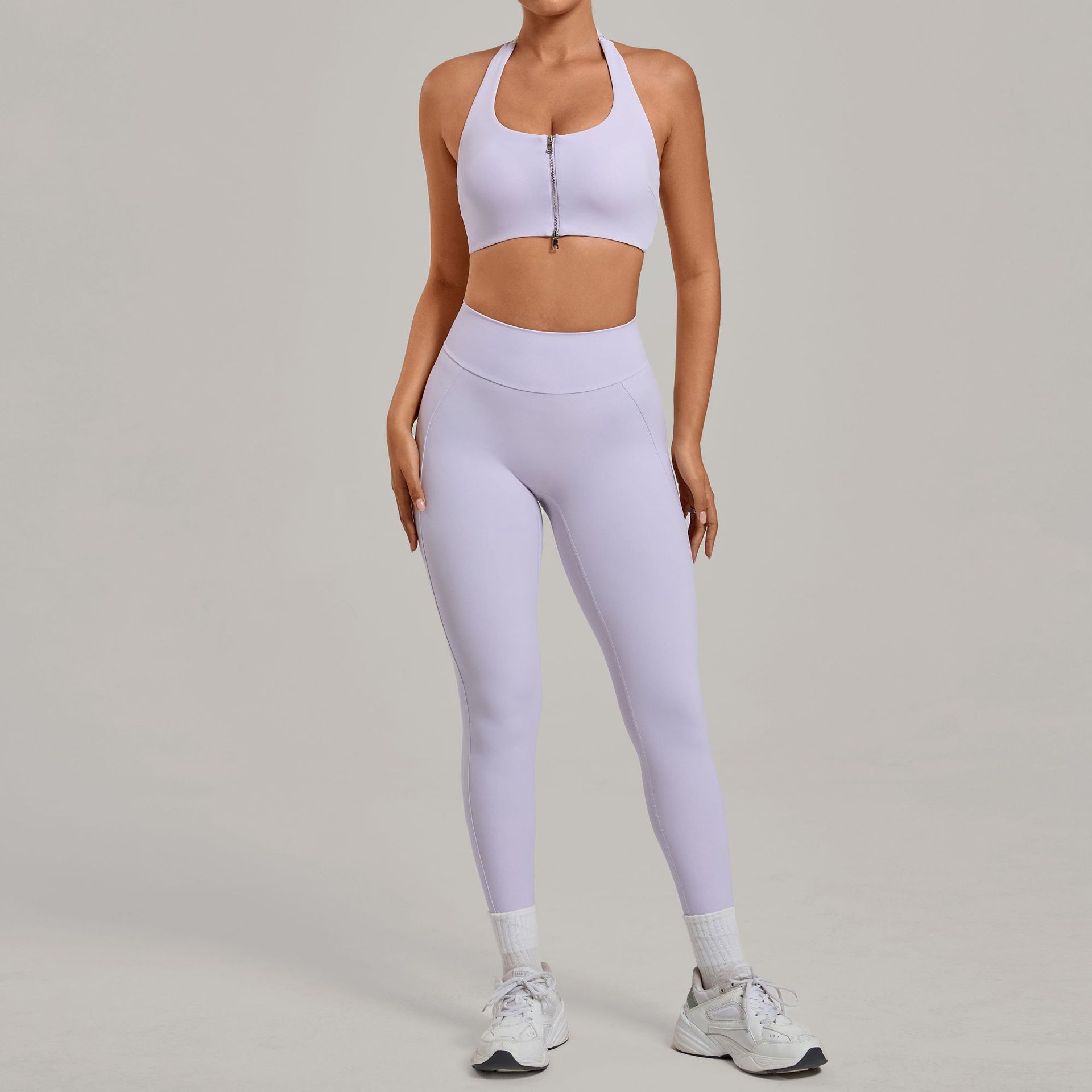 Pilates Yoga Legging - Bra Olahraga Wanita Model Halter dengan